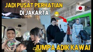 AKHIRNYA ISTRIKU KETEMU ADIKNYA YG KAWAI DI JAKARTA !MALAH BENGONG TERUS ! Nadine , yusuf !