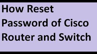 How to reset  login forgotten Password of Cisco Router step by step tutorial  #Cisco #Router