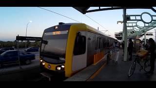 LA Metro Green Line Going to Aviation Station | Los Angeles Ambient Sounds