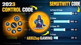 (2023) Akki2op GAMING Control Code/ Akki2op GAMING New 2.4 Update Sensitivity Code | PUBGM/BGMI |