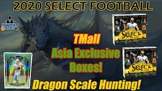 2020 Select Football TMall (Asia Exclusive Box) - Dragon Scales #'d to /67! Top Rookie Autograph!