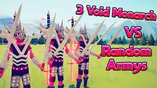 3 VOID MONARCH VS EVERY FACTIONS️| TABS - Totally Accurate Battle Simulator