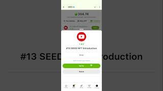 13 SEED NFT Introduction+token #seeds #seedcoin