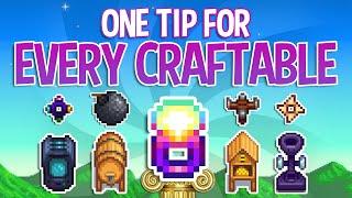 1 Tip for Every Crafting Recipe in Stardew Valley