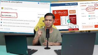 Nyoba Beli Office 365 Resmi 1.3 JUTA VS 75 RIBU di Shopee | Apa bedanya ?