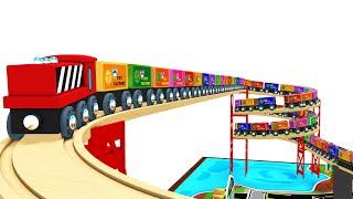 Long Train Fun Ride - Toy Factory