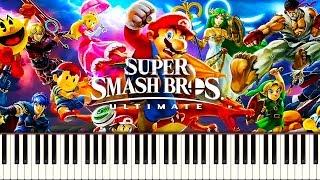 SUPER SMASH BROS. ULTIMATE THEME - Piano Tutorial