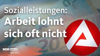 Bürgergeld und Co.: Lohnt sich arbeiten noch? Für viele nicht, sagt eine Studie | Aktuelle Stunde