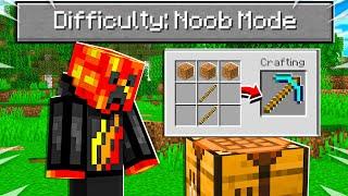 So I Added a "Noob Mode" difficulty to Minecraft...