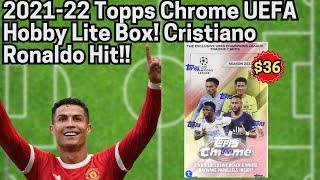 Cristiano Ronaldo Hit & Multiple Numbered Cards!! 2021-22 Topps Chrome UCC Soccer Hobby Lite Box!