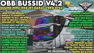 UPDATE OBB BUSSID V4.2  SOUND HINO RK8 JET DARAT VERSI ETS2 | Real Sound Ets2 Full Basuri | Bussid