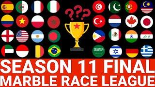Marble Race League Season 11 FINAL Marble Race in Algodoo