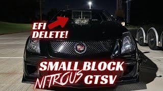 Small Block Nitrous CTSV Street Car Build! Testing the New Brakes and Suspension