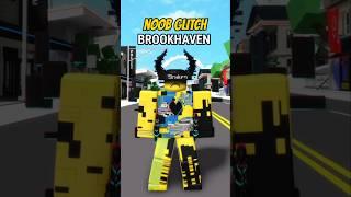 How to make NOOB GLITCH in brookhaven #shorts