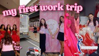 WORK VLOG! bts of sponsoring a pageant, & more!!!