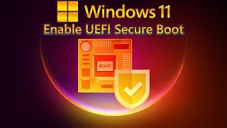 Windows 11: How to Enable UEFI Secure Boot in BIOS | Fix This PC can't run Windows 11