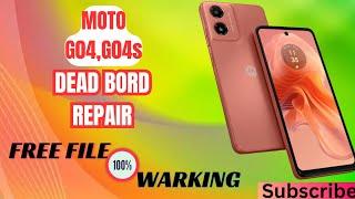 Moto XT2421 G04 G04s DEAD Fix ⏐ Dead after FRP Unlock Or Flashing ⏐ Free PAC Paid File XT2421 