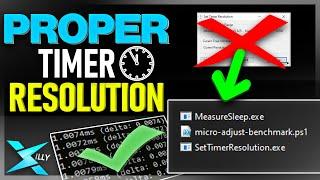 How to properly set up your Timer Resolution (LOWER INPUT DELAY, BETTER FPS, AND MORE CONSISTENCY)
