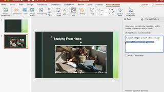 Alt Text on PowerPoint