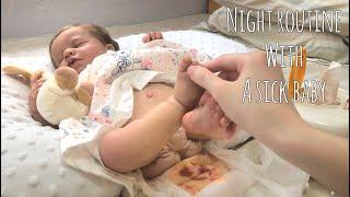 Reborn Video| Reborn Night Routine With A Sick Baby Reborn Roleplay Collab W/BellaBooRebornNursery