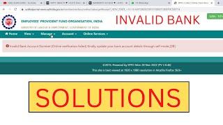 Invalid Bank Account Number (Online certification Failed) Kindly update bu self mode. DB @ALL IN ME