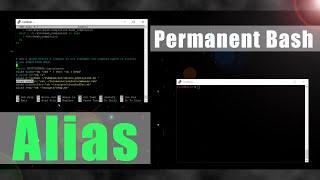Linux How To Set Up Permanent Bash Alias
