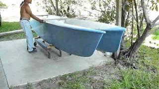 folding cat hulls cart