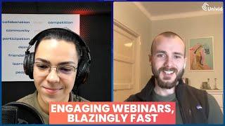 How you can create engaging webinars in less than 60 seconds | Jonathan Rintala - Univid