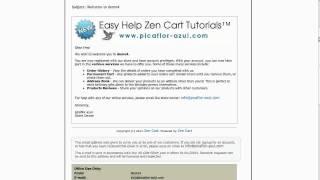 Easy Help Zen Cart Tutorial: Increase Conversion by Adding a Gift Certificate to the Welcome Email