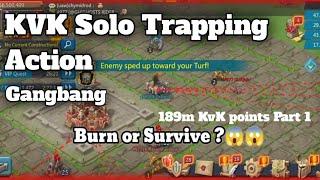 LORDS MOBILE | PART 1 F2P T2T4 Titan Solo Trap in Action During KVK , Gangbang, Ransom and More..