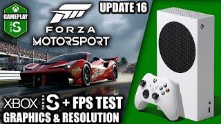 Forza Motorsport: Update 16 - Xbox Series S Gameplay + FPS Test