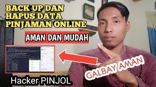 BACKUP DATA & HAPUS DATA PINJOL