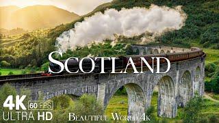 Scotland 4K Scenic Relaxation Film - Meditation Relaxing Music - Wonderful Nature