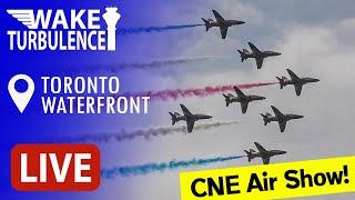 LIVE Toronto Air Show ️ CIAS Action (F22, Red Arrows, Snowbirds) from Toronto Waterfront