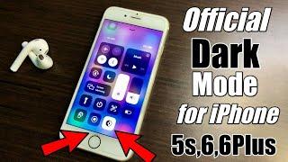 Depth black Mode (dark) for all iPhones ios 12