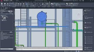 Autocad Plant 3D : Routing pipes on pipe rack