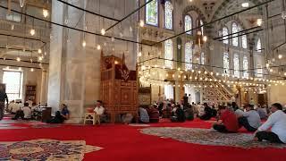 Inside Turkish Mosque - Friday Prayer in Istanbul Turkey