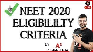 NEET 2020 Eligibility Criteria by NTA | NEET Preparation 2020 in Hindi | by Arvind  Arora