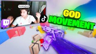 Streamers React To My Movement Roblox Rivals