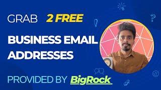 Setting up free email with BigRock