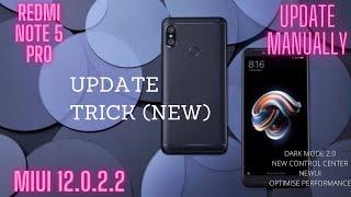 Redmi note 5 pro miui 12.0.2.0 update| How to update manually if your not getting update|