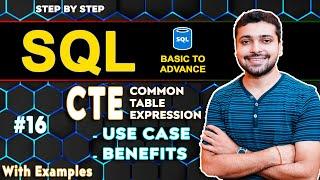SQL WITH Clause with examples | SQL CTE (Common Table Expression) | SQL Tutorial in Hindi 16