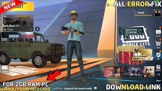 PUBG Mobile Lite For 2GB Ram Pc Without Graphic Card play Pubg mobile lite after ban  2022