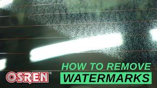 How To Remove Severe Water-Spot On Glass