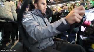 Lewis Hamilton V Ali A - Head to Head on Vesaro Racing simulators