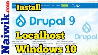 How to install Drupal 9 in xampp localhost