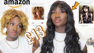 TESTING CHEAP WIGS FROM AMAZON * shocked * | AMAZON WIGS UNDER £20