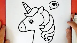 COME DISEGNARE UN UNICORNO KAWAII