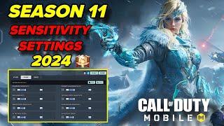 *SEASON 11*Ultimate Zero Recoil Sensitivity Settings For COD MOBILE For Battle Royale(2024)