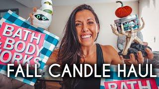 Fall and Halloween Candle Haul